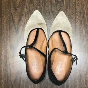 Mercanti Fiorentini T-Strap Flats Size 40